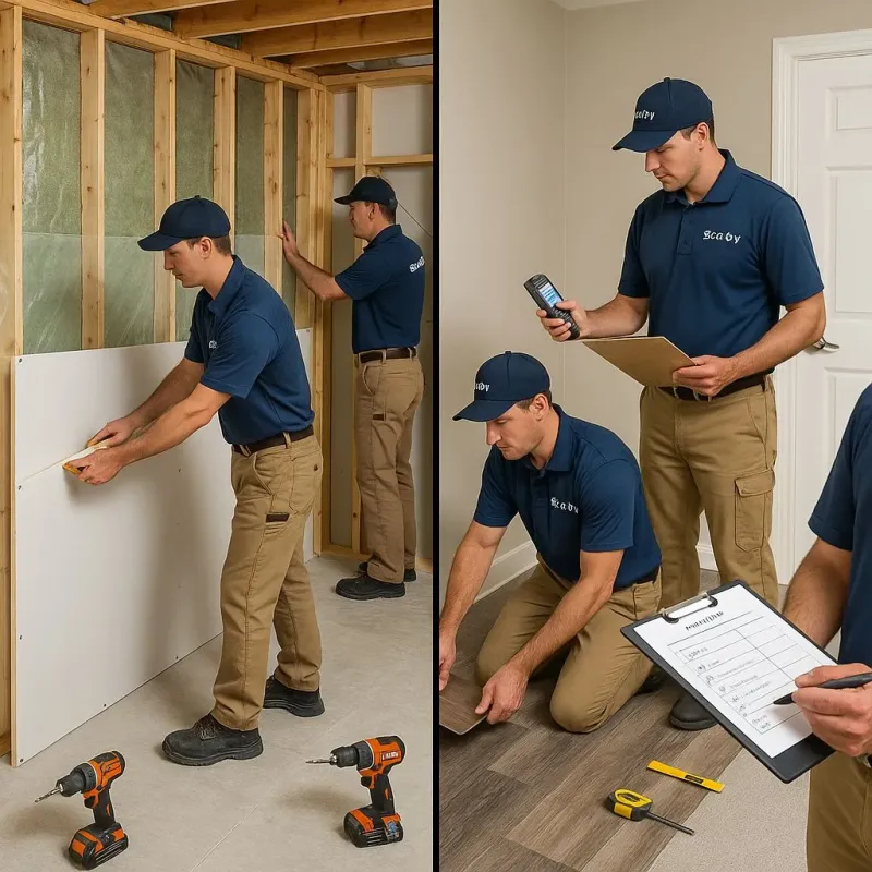 Repairs and Reconstruction process in Homer, LA